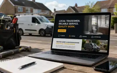 Website Builder vs. Professional Web Design: What Trades Businesses in Surrey and Buckinghamshire Actually Need to Know